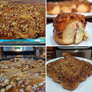 Glazed Sticky Buns with Pecans