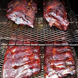 Mothers Day Smoked Ribs with BBG Sauce 2- 3 hours