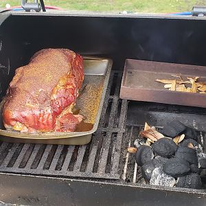 Pork Butt First Smoke