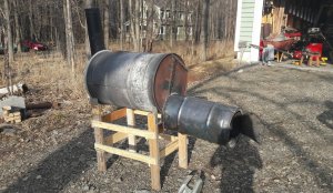 55 gallon hotsell drum horizontal smoker