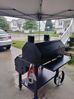 Old country over and under smoker on sale