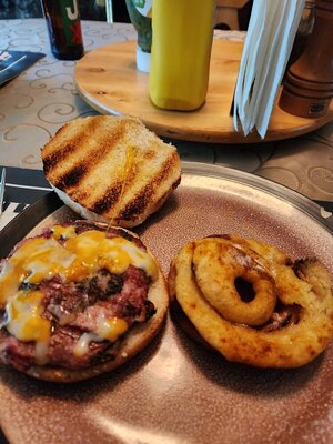 Pork burgers with sweet pepper onion and thyme.jpg