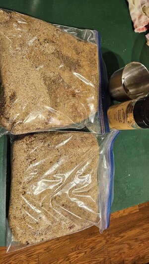 Dry cure ready for fridge.jpg Dry cure ready for fridge.jpg