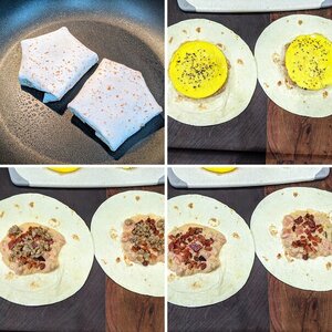 Smoked Queso Breakfast Wraps (With recipes)