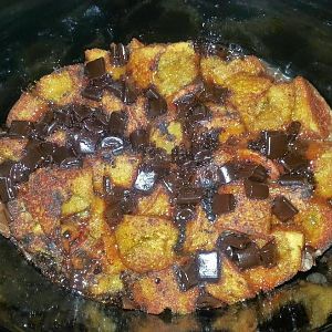 Chocolate Twinkies Bread Pudding II 4- cooking.jpg