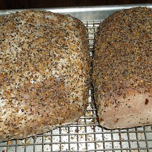 Pork loin after curing for 7 days.JPG