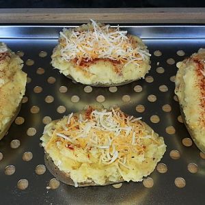 Smoked Twice Baked Potatoes III 1- ready for smoke