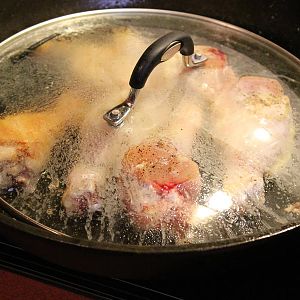 Paella with chicken and shrimp March 8 2017 001.JP