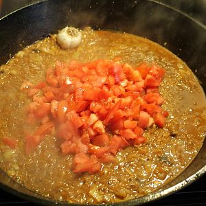 Paella with chicken and shrimp March 8 2017 013.JP