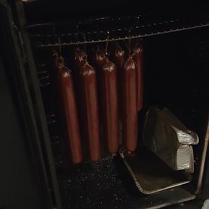 Jalapeno Cheese Summer Sausage-6-Finish Smoking.jp