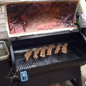 Smoker with short ribs.JPG