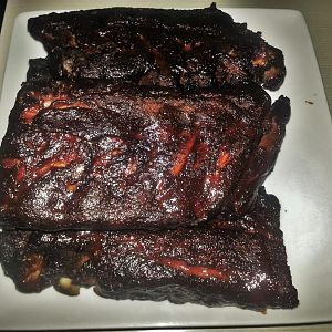 Smoked Ribs- Aug 2017  2- just coming out.jpg