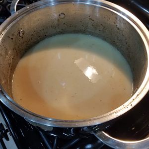 Stock and Milk added