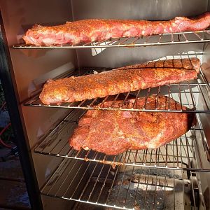 Ribs And Pork Butt 12-23-2018 Before