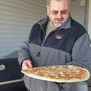 Papa Murphy's smoked Pizza on the Louisiana Grill