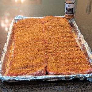 Spare Ribs Dusted with Jeff's Rub