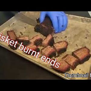 Brisket burnt ends smoked