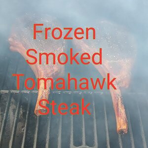 Frozen Smoked Tomahawk Steak