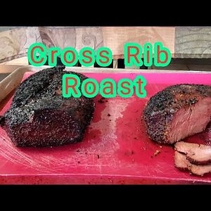 Smoked Cross Rib Roast