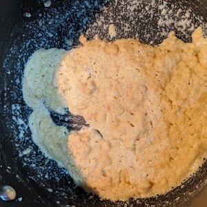 Flour added for Roux