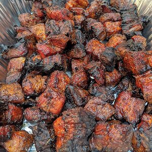 Pork Belly Burnt Ends Sans Glaze