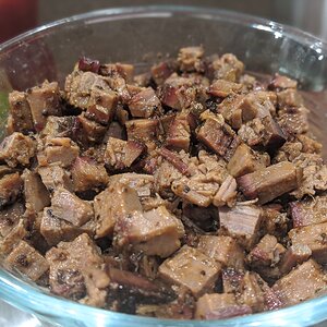 Brisket Diced and Sauced