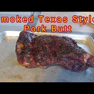 Texas style smoked pulled pork