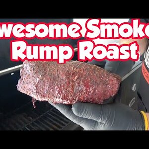 The Very Best Smoked Rump Roast