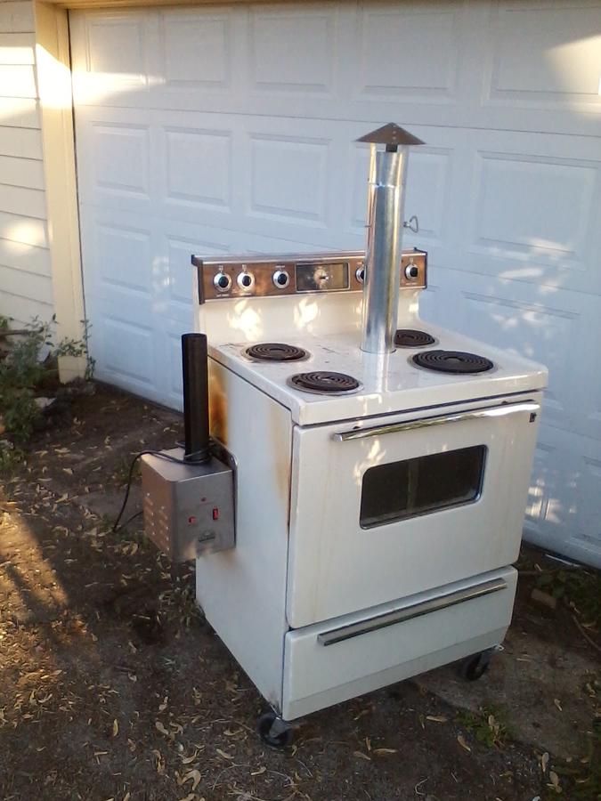 Electric smoker on sale burner