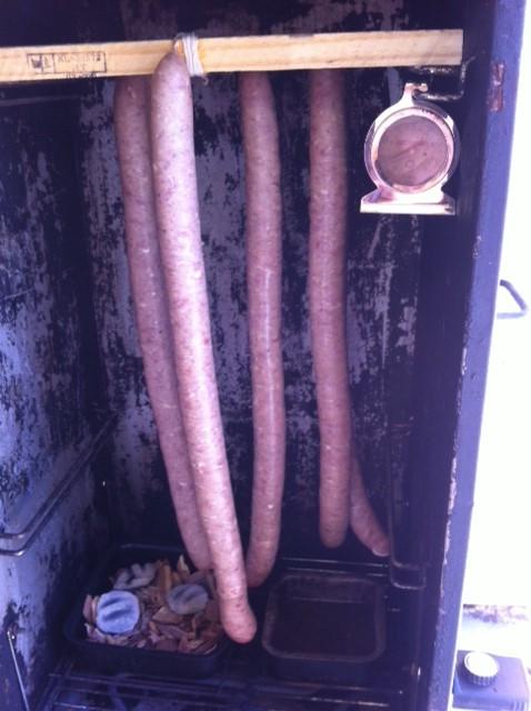 02 Polish Sausage - Keilbasa Smoking.JPG