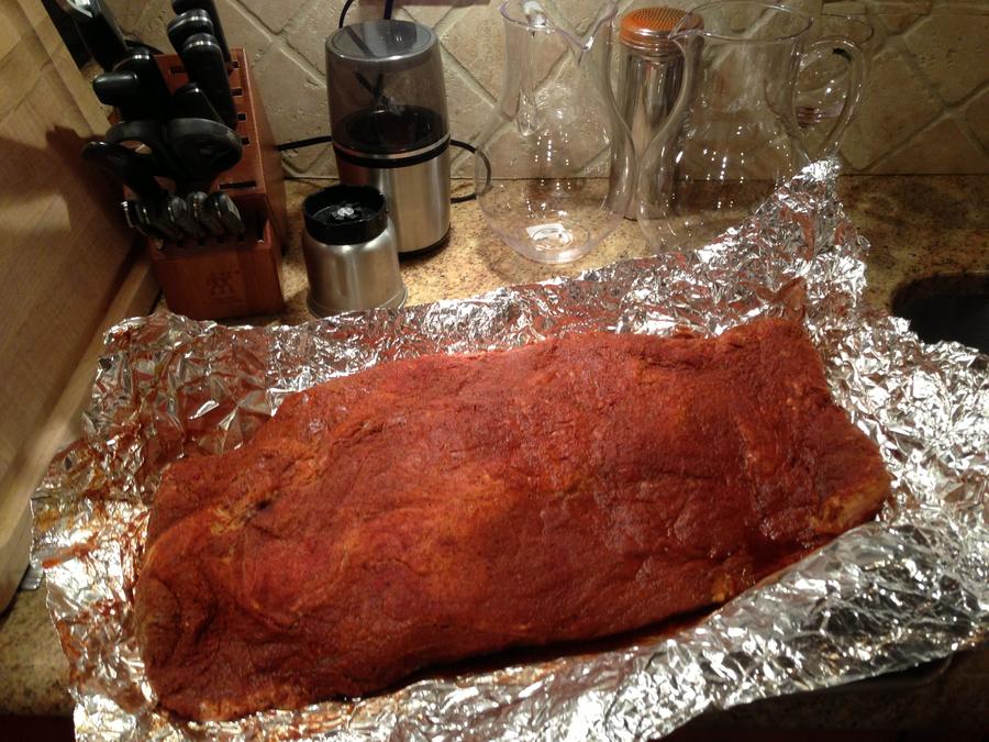 10lb brisket 3am.JPG