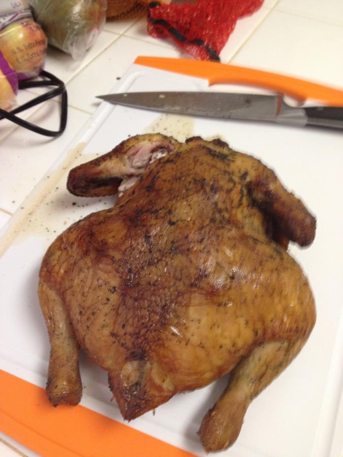 1st Smoked Chicken.JPG