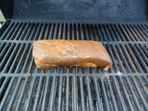 2. On the smoker.JPG