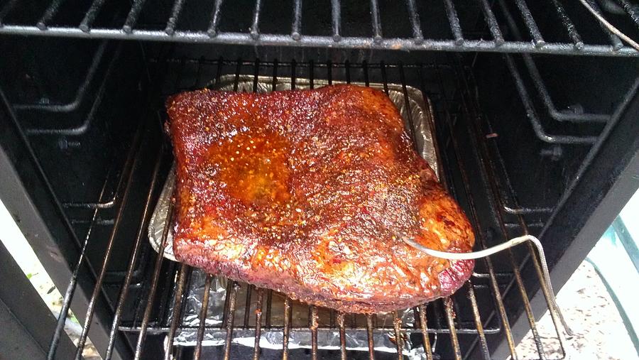 2013-05-27 Brisket-8 hours in.jpg