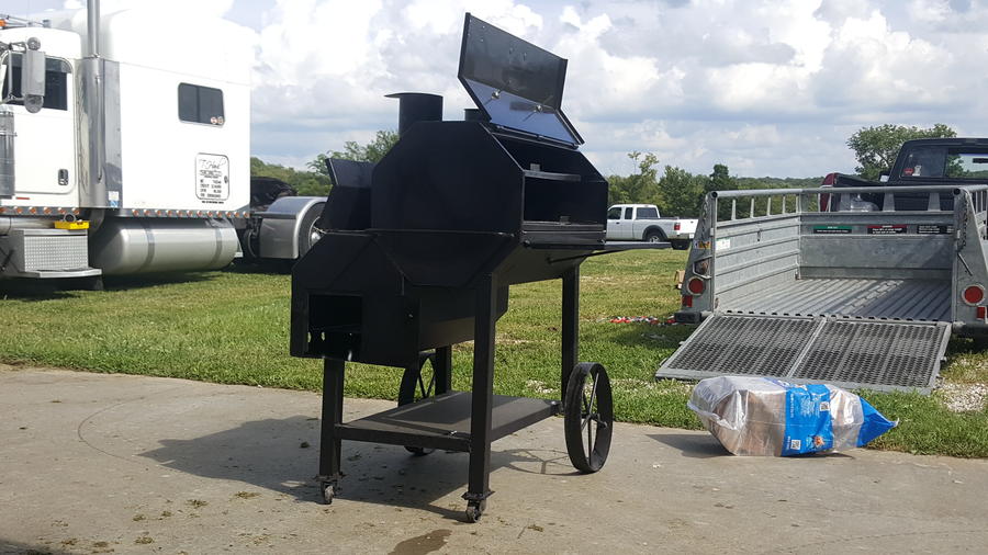 Old country over under smoker sale