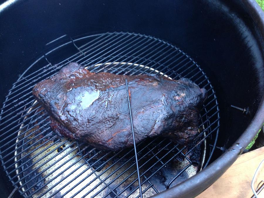 9-7-13 brisket 3  half hours.JPG