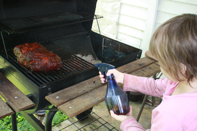 9-spritzing 'er down.jpg