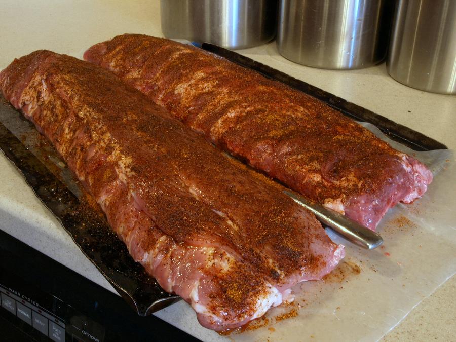 baby back ribs ready for smoker 3-5-2011.jpg