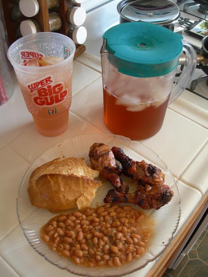 BBQ Chicken w Baked Beans.JPG