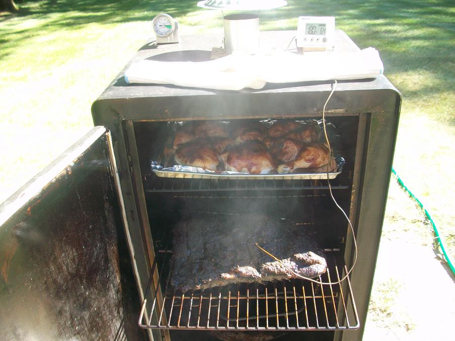 Brisket and chicken!.JPG