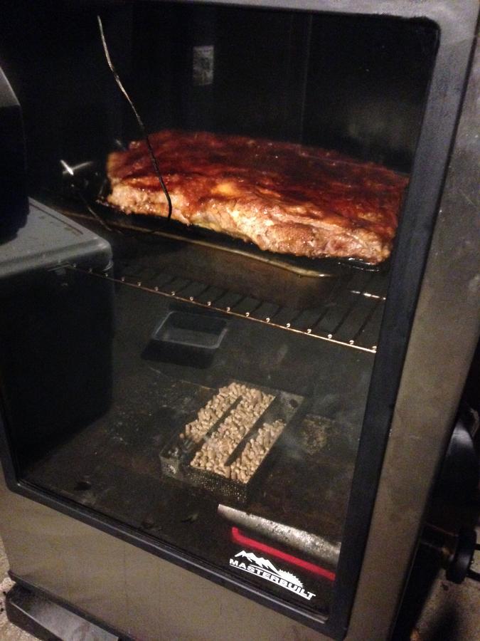 Temperature of brisket after wrapping in foil and going in cooler