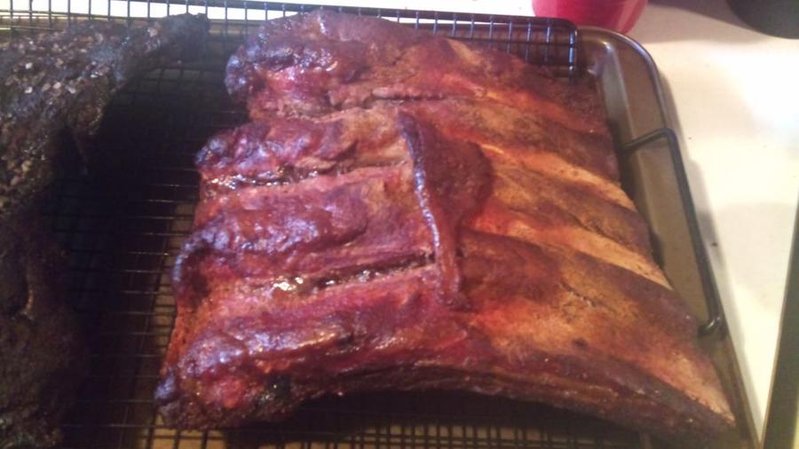 Brisket Rubbed before Foiling.jpg