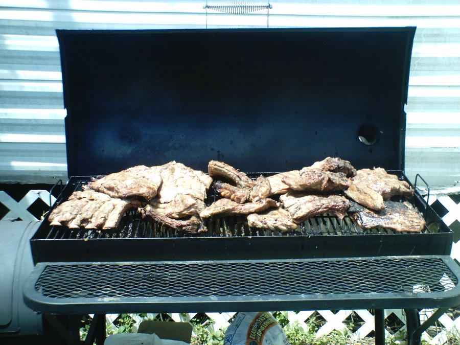 CharBroil Deluxe, fully loaded. 15 lbs.JPG