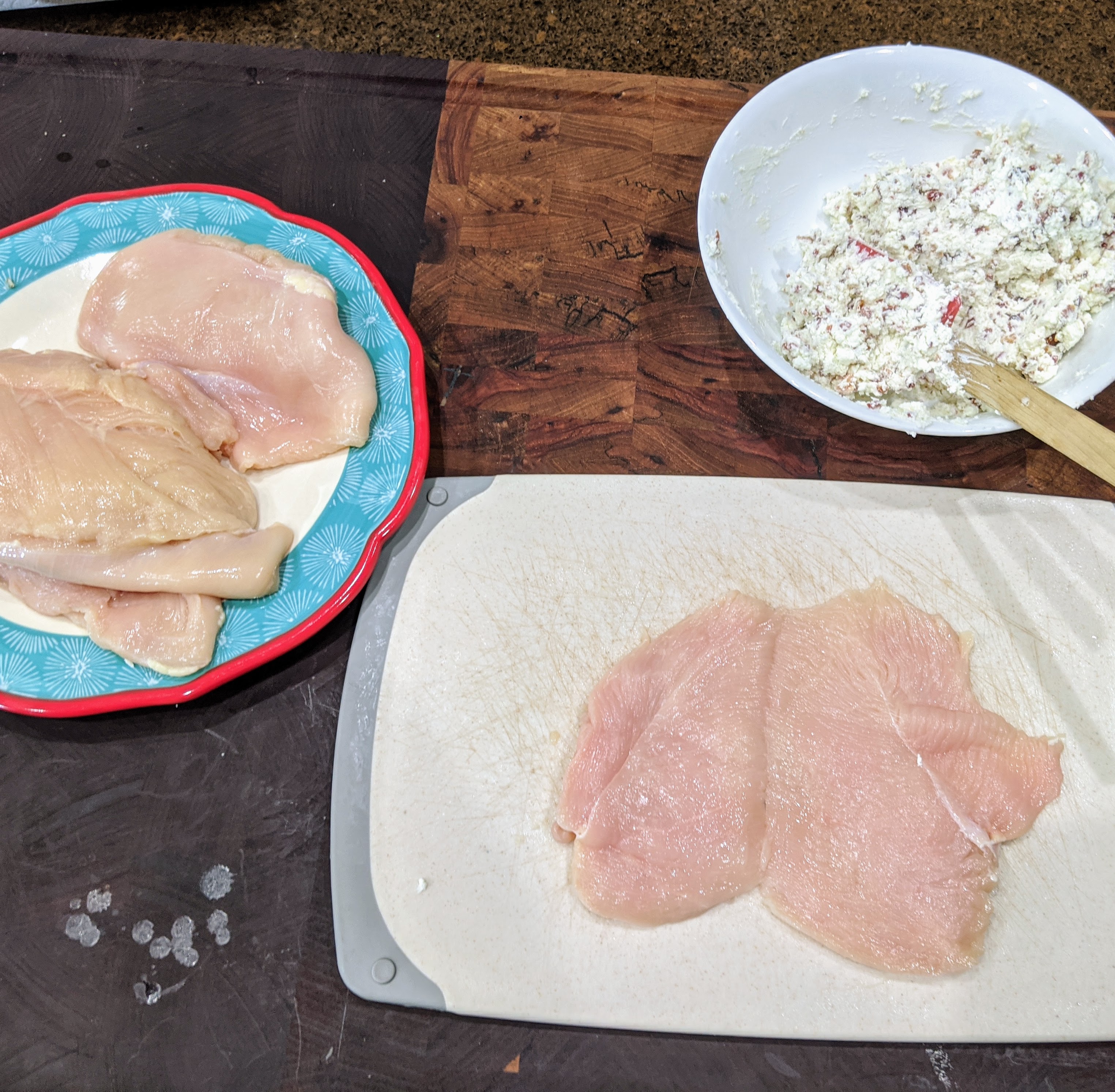 Chicken Breast with Goat Cheese & Bacon
