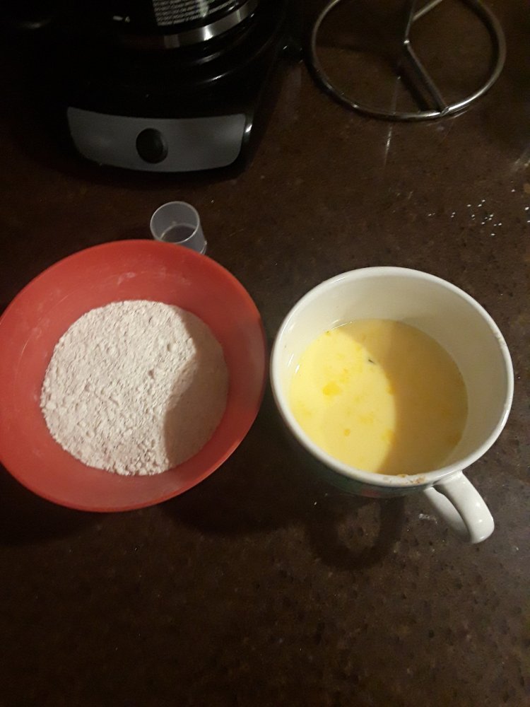 Eggwash and Flour/Spices
