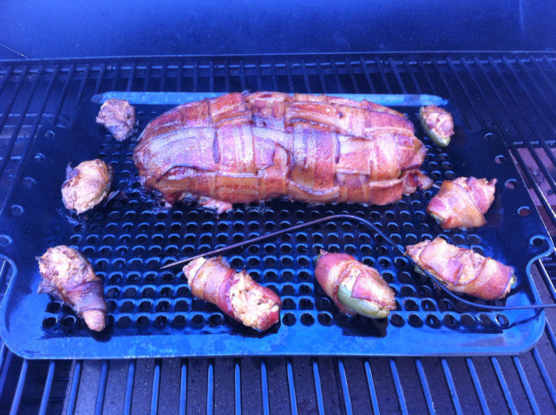 Filipino Bacon Explosion on Smoker.jpg