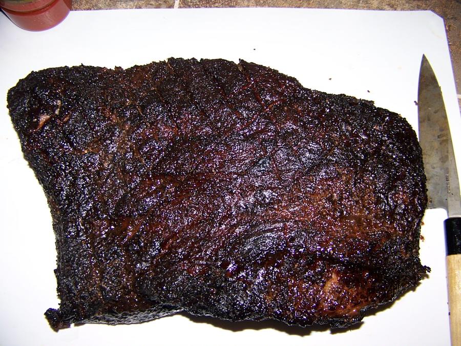 First Brisky on new Smoker! 020.JPG