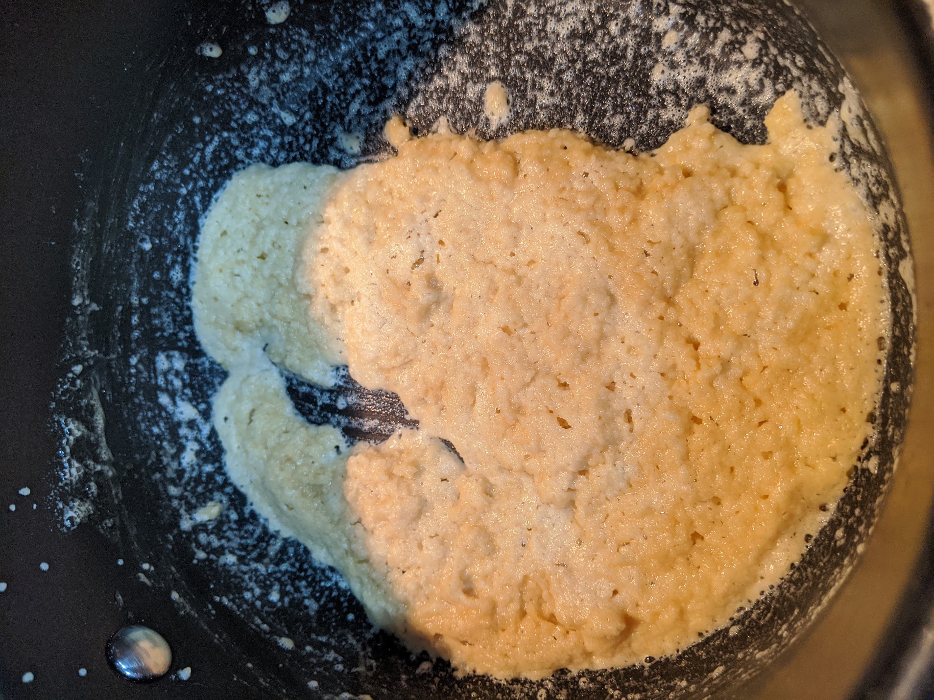 Flour added for Roux