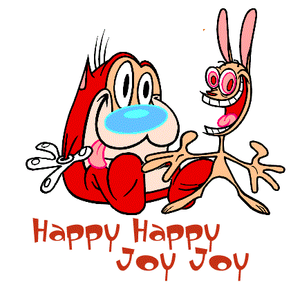 happy  ren and stimpy.gif