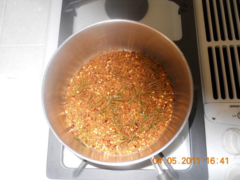 herbs and spices roasting.JPG